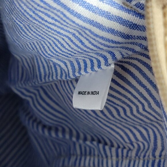 Boho Floral Canvas Tote Bag | Made in India | Slouchy Carryall 16"x15" - Picture 12 of 14